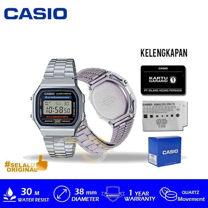 Casio General Digital Man A168WA-1WDF / A168WA / A168WA1