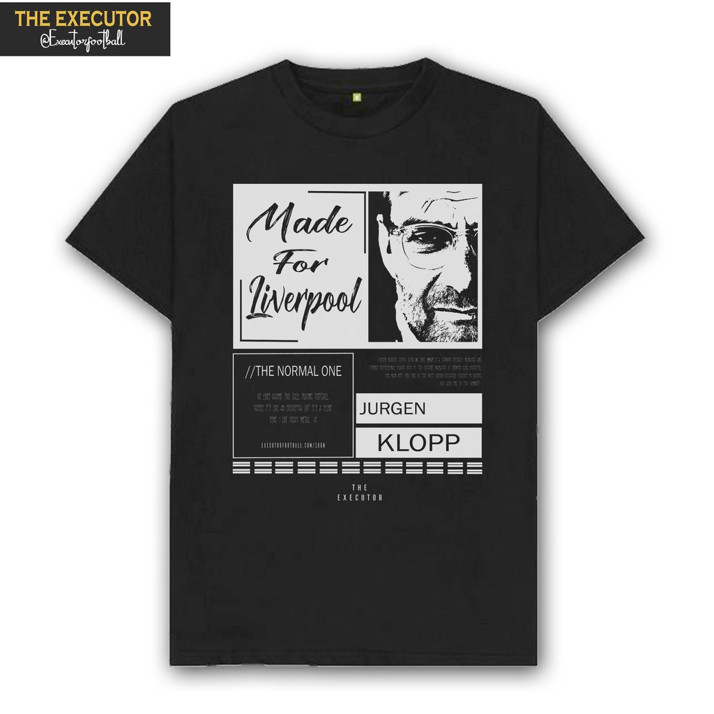 KLOPP MADE FOR LIVERPOOl BAJU KAOS TSHIRT BOLA LIVERPOOL LFC ANAK DEWASA ORIGINAL ORI