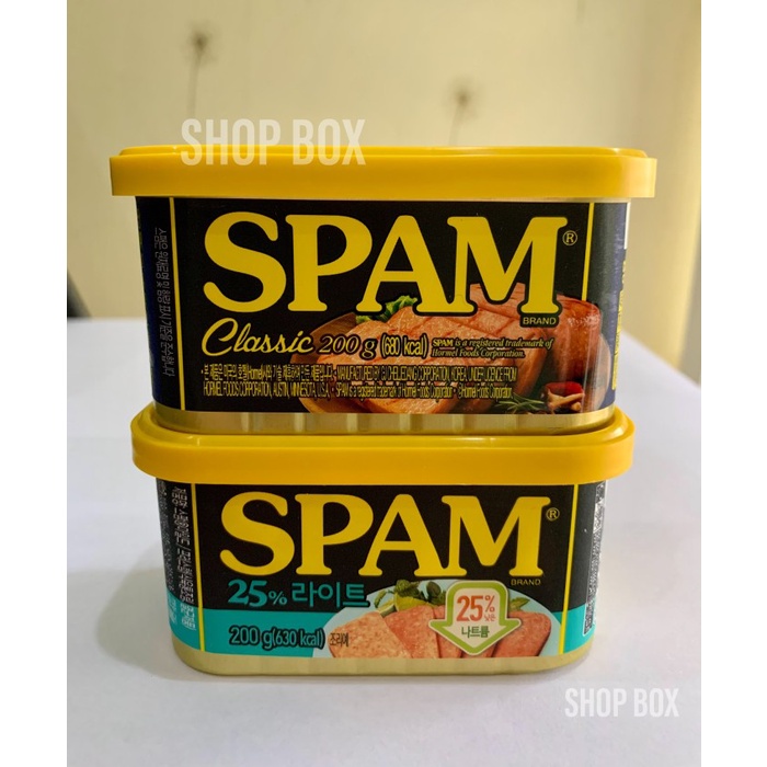 

Gg01Hh Spam Meat Korea | Non-Halal - Light, 200 Gram Ds01Gkk