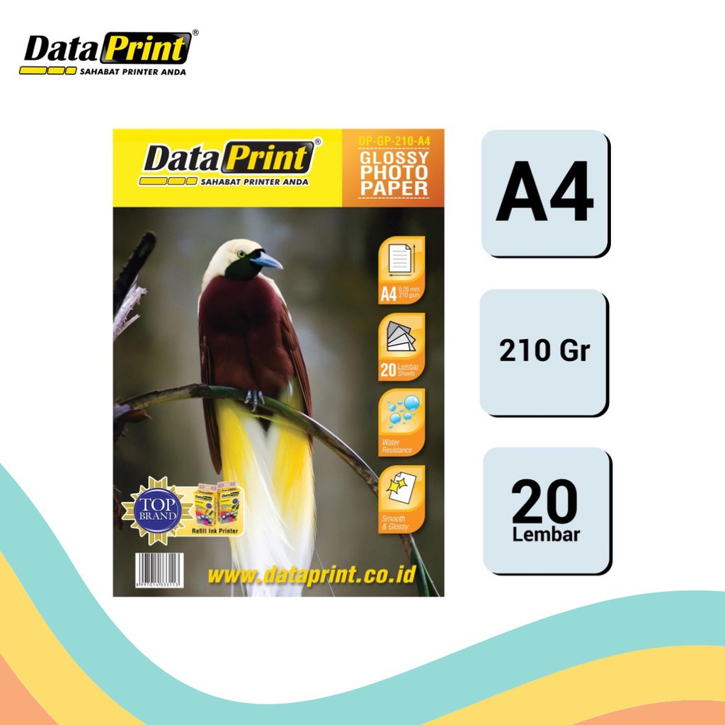 Jual Data Print Glossy Photo Paper A4 210 Gram Shopee Indonesia