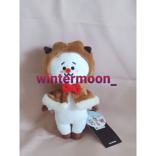 READY STOCK Official BT21 Standing Doll Christmas Winter 2019 RJ Boneka Shooky Mang Koya Van Tata Ch