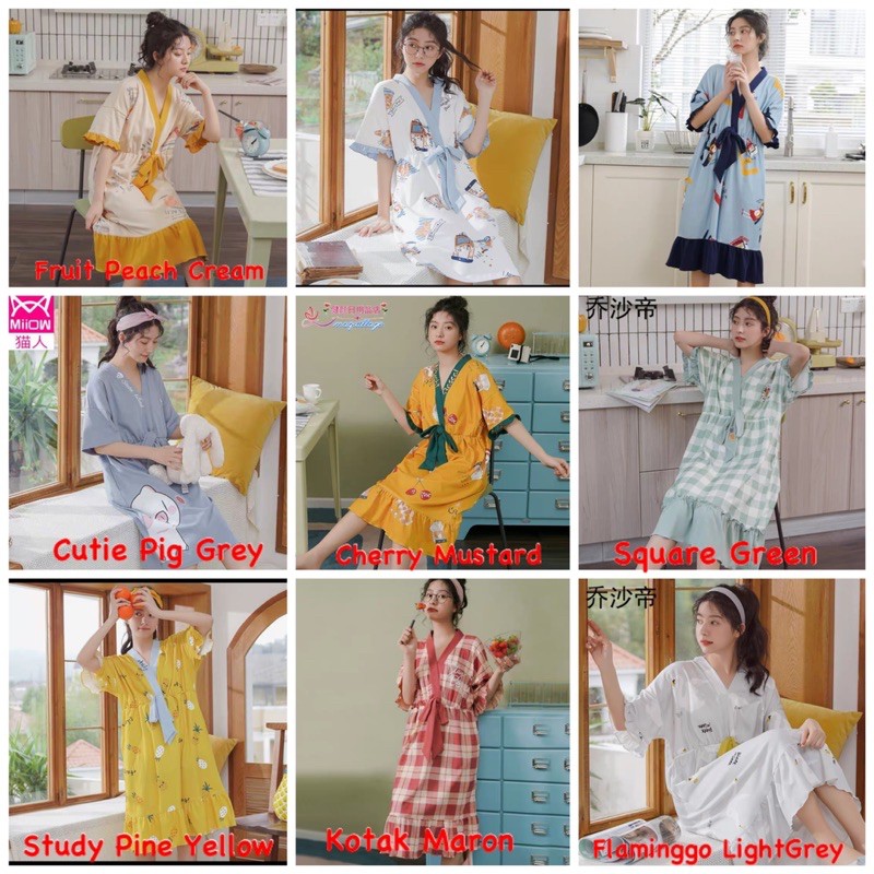 JC- Daster kimono Import Murah / Daster wanita Import Terbaru / daster wanita Import