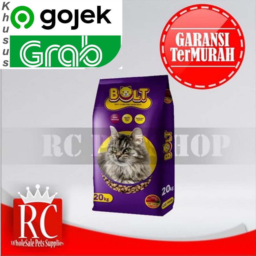 GOJEK Makanan Kucing / Cat Food Bolt Donat - Ikan 20 Kg