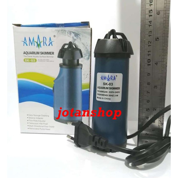 AMARA SK 03 SURFACE SKIMMER  SK03 PROTEIN SKIMER SK-03 AQUARIUM LAUT AQUASCAPE