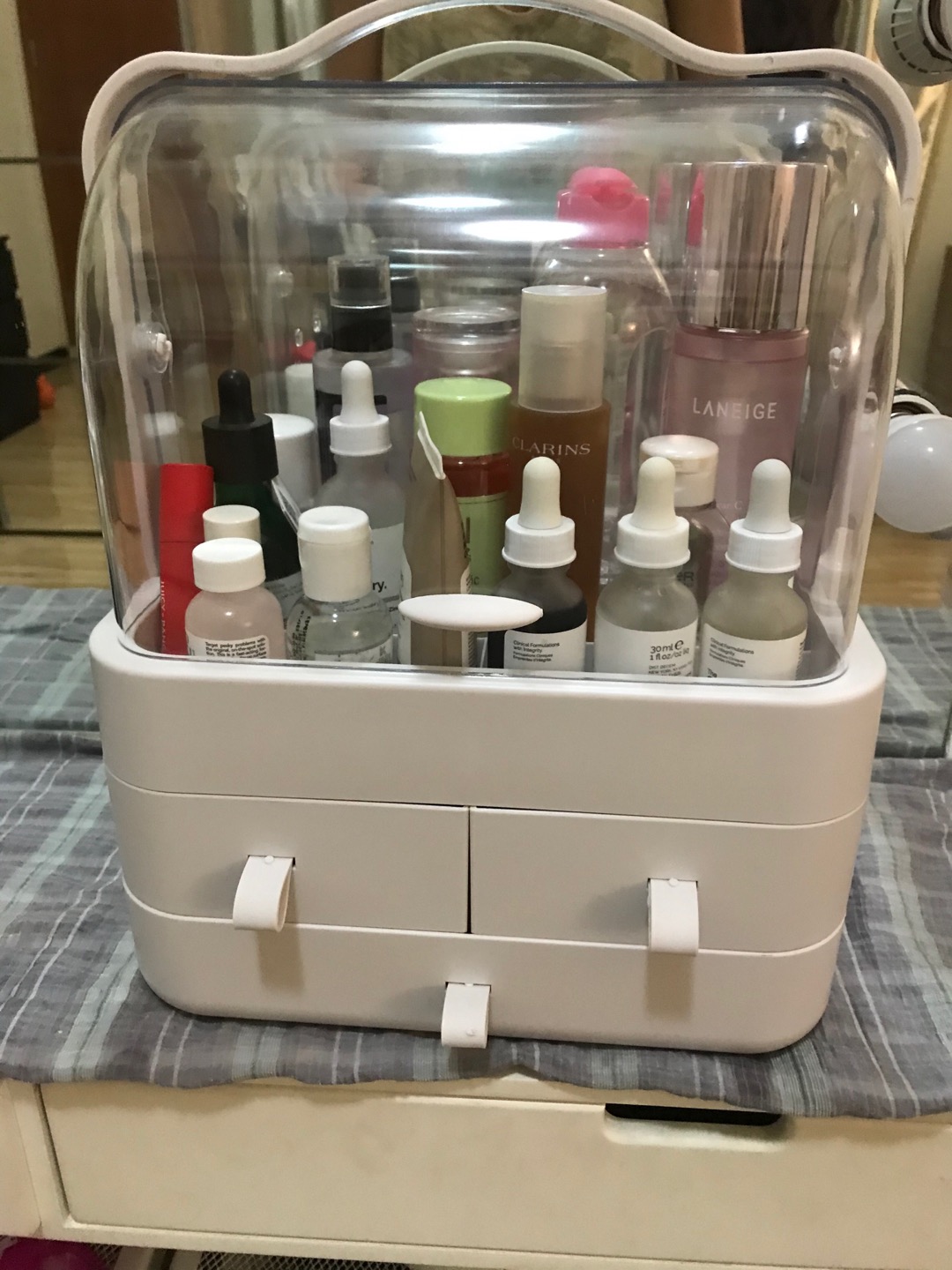 Unik#5999 Kotak /  Rak Kosmetik Storage Organizer Tempat Penyimpanan Kosmetik Rak Organizer Kosmeti