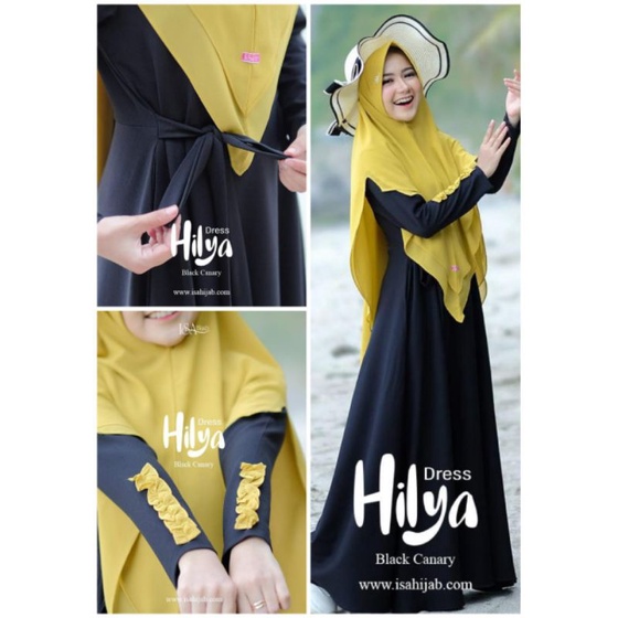 ISA Hijab Gamis Hilya Set Khimar Free Niqab
