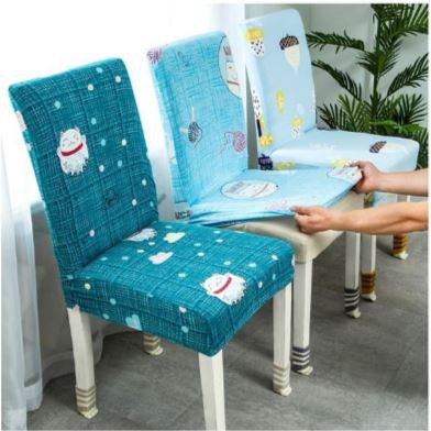 Elastic Chair Cover Shabby / Penutup Sarung Kursi Bangku Elastis murah import spandek