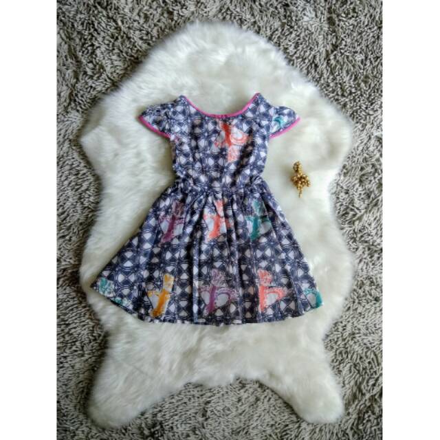 Dress batik anak tasya