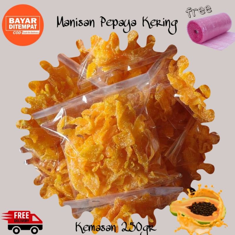 

manisan pepaya kering 200gr