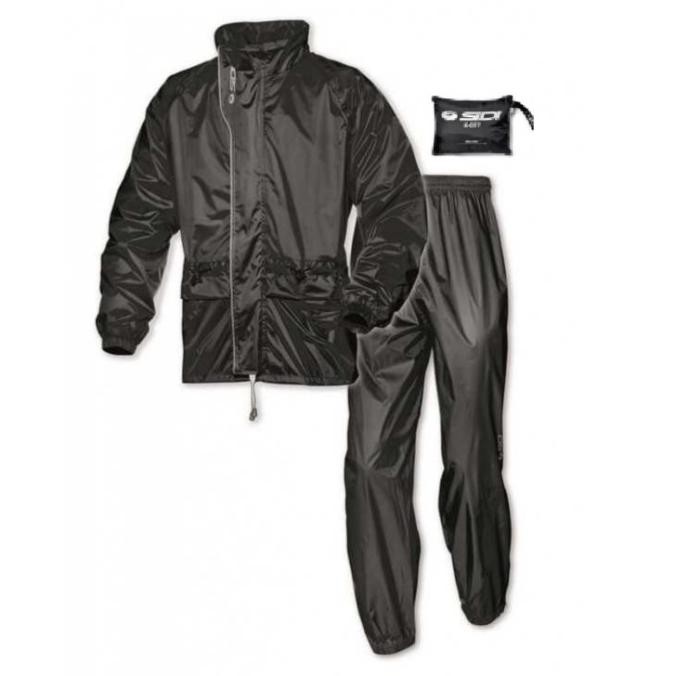 Hemat Jas Hujan Set Sidi Rain Suits K-Out3 Black-L Berkualitas