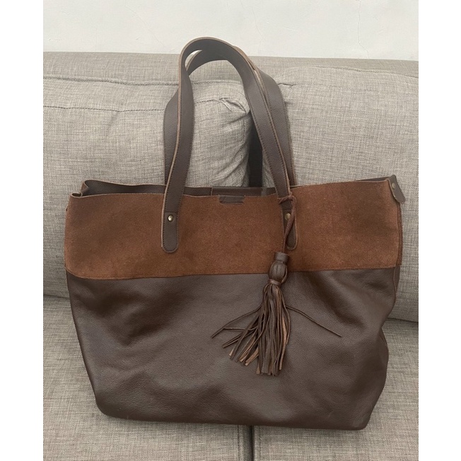 tas kulit preloved no brand
