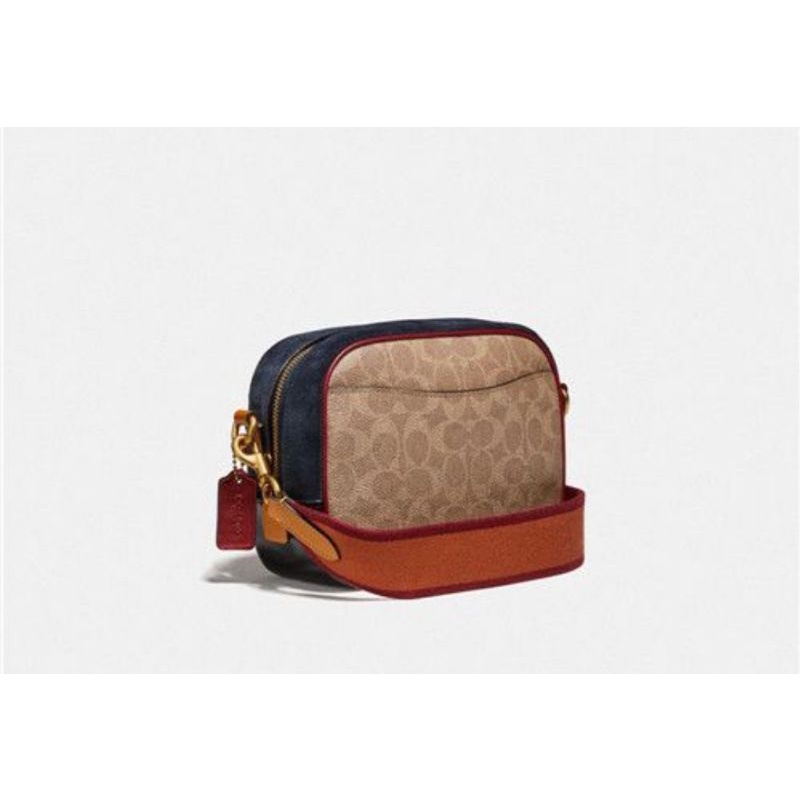 Camera Bag In Signature Canvas With Coach Patch (C79257)