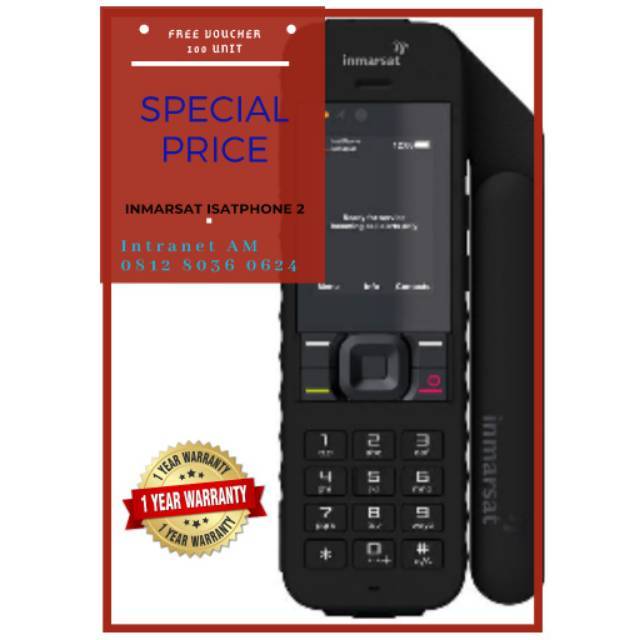 Telepon Satelit Inmarsat Isatphone free pulsa 102$