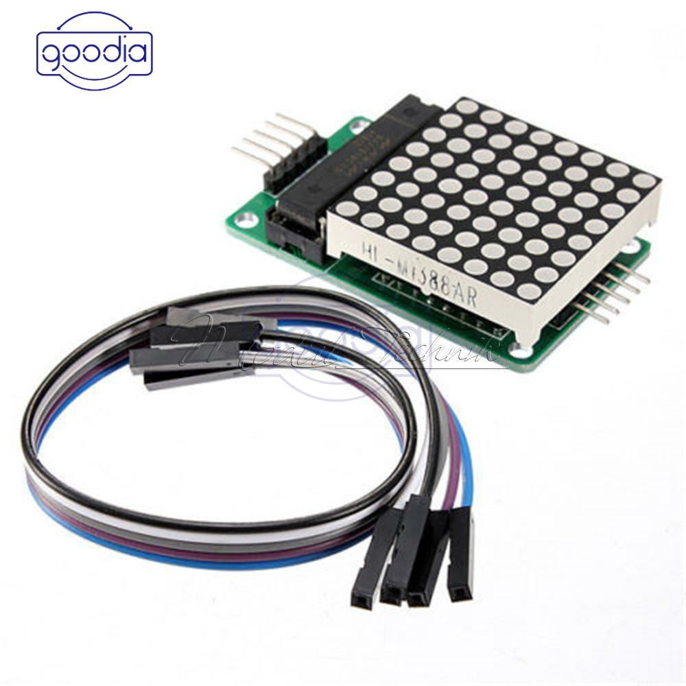 ✈【Fast/COD】✈ MAX7219 8x8 LED Punkt Matrix Modul Dot Matrix Module for Arduino Raspberry Pi