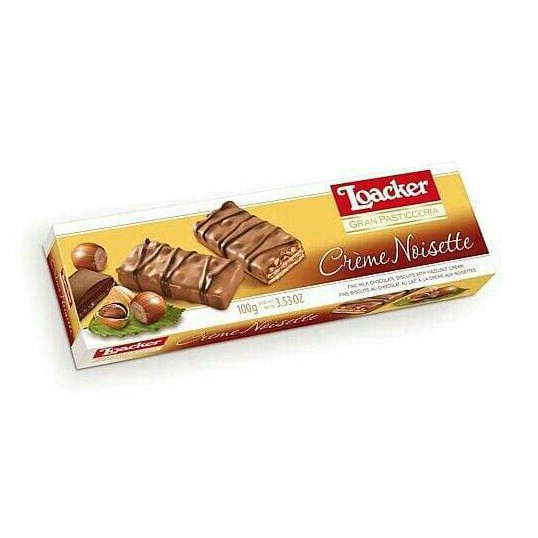 

Terbaru Loacker Wafer Pasticceria Creme Noisette Snack Biscuit Cokelat Import