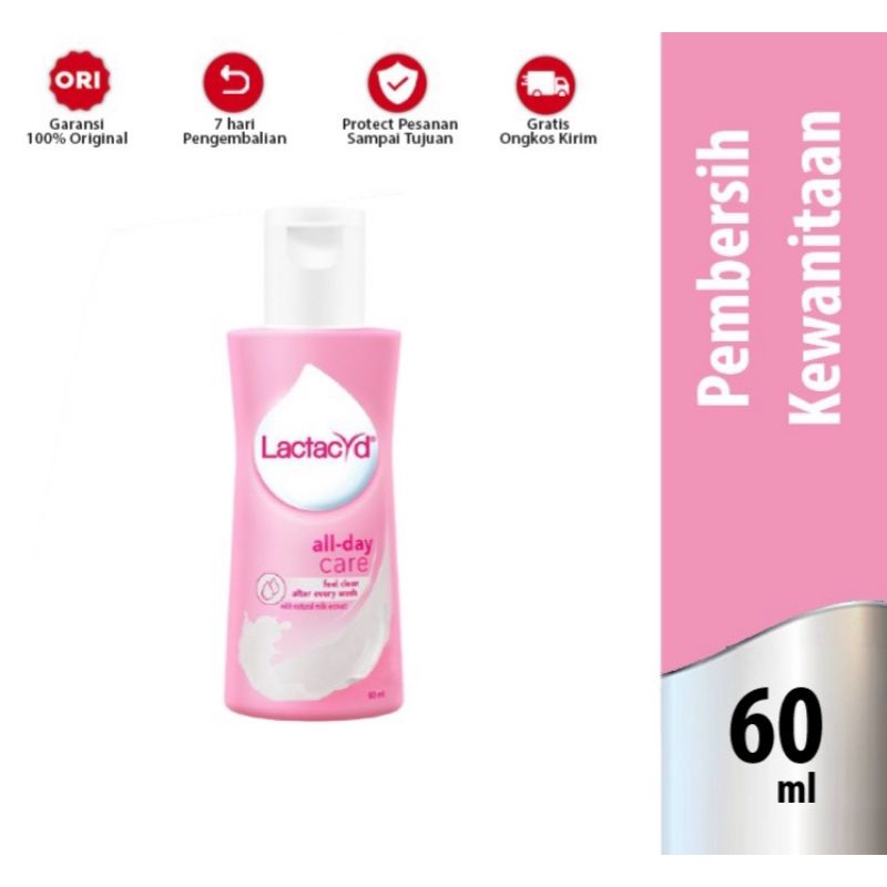 Lactacyd Feminine Hygiene All Day Care 60 ml / Sabun Kewanitaan