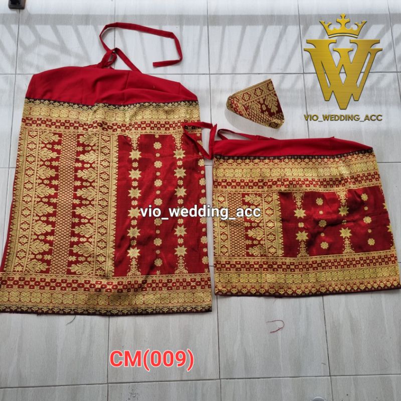 Set Songket palembang siap pakai (tenun asli)