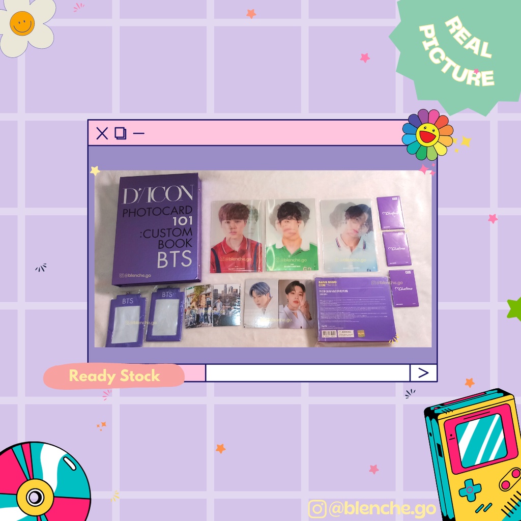 BTS SHARING SG2020 LENTICULAR, DICON, BINDER, KEYRING, OT7, BANG BANG CON KEYRING, CHATIME  XBT21, S