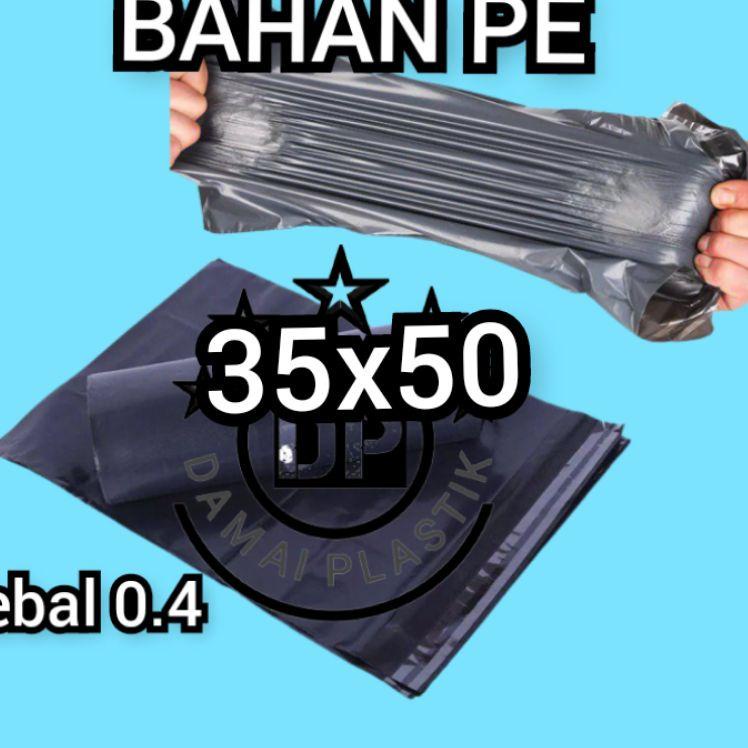 

바 Plastik Packing Olshop Online Shop ol on Shop Polymailer Warna hitam 35x50 Hot Sale