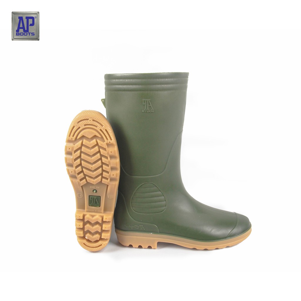 AP Boots AP 9506 Sepatu Boot Safety Karet Hijau Panjang
