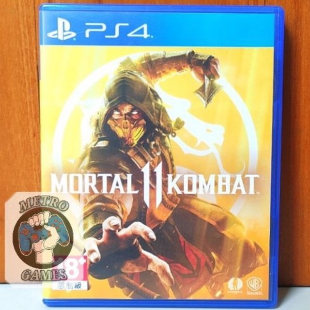 Mortal Kombat 11 Ultimate Edition PS4 Kaset Mortal Kombat Playstation PS 4 PS 5 Kombat11 MK mk11 combat11 bd original mortal11 XL X edisi + DLC karakter character bluray disc ultimet second seken bekas Region 3 asia reg3 reg 3 cd ori Combat II ps5 monk XI