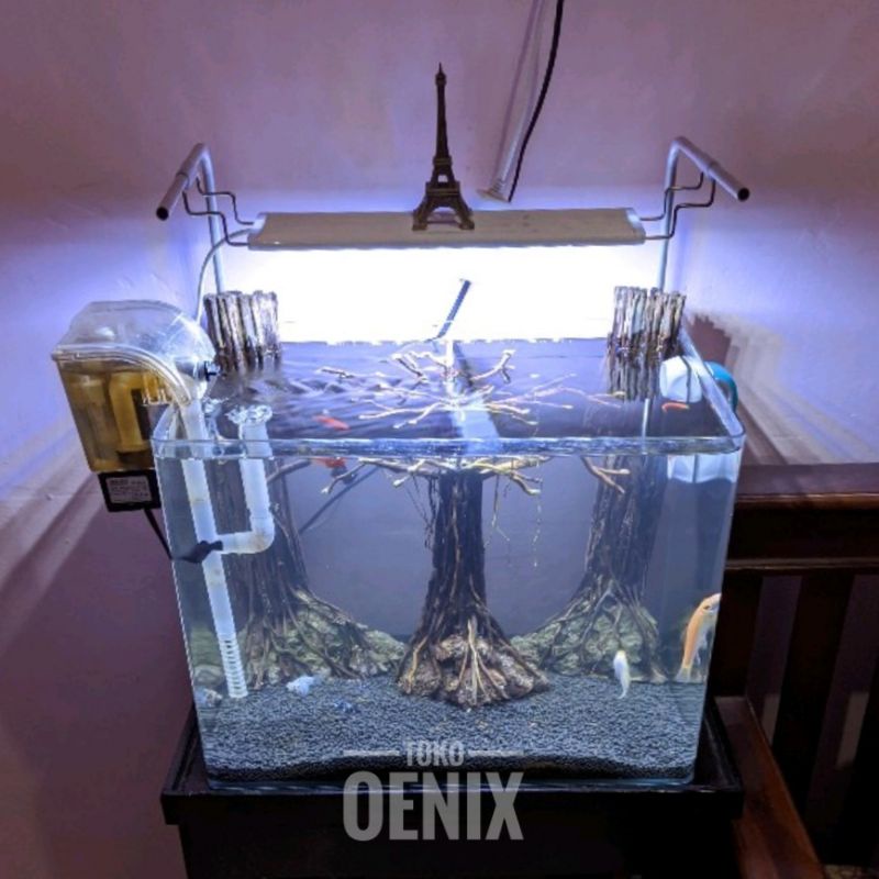 MINI stand tiang lampu aquascape aquarium untuk tank di bawah 30cm