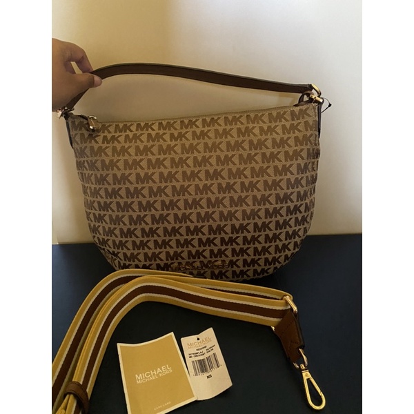 PRELOVED MK MICHAEL KORS MK BEDFORD MEDIUM SHOULDER EBONY