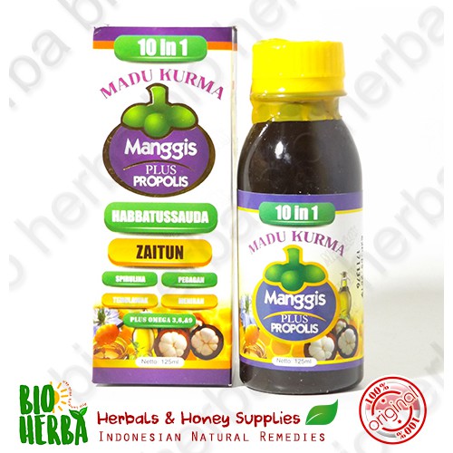 Madu Kurma Manggis 10 in 1 Propolis MURAH ASLI
