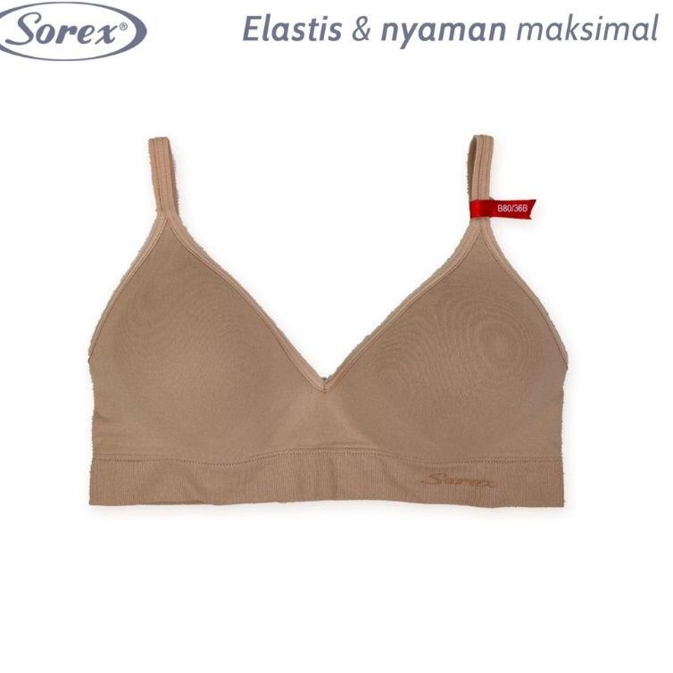 Bra BH Sport Tanpa Kawat Busa Sedang kait 2 4I8