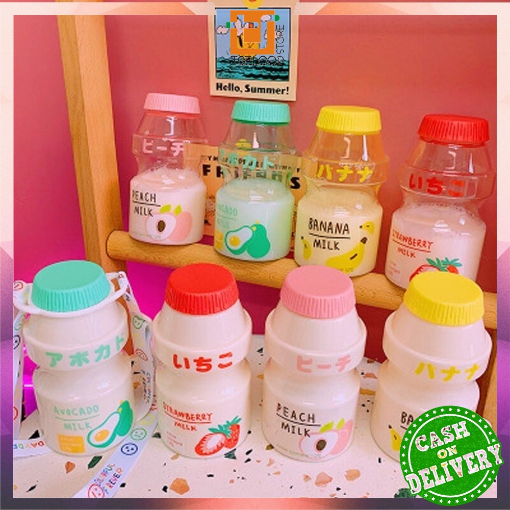 OFM-C306 Botol Air Minum Anak Unik Botol Fruity Botol Minum 480ml / Botol Minum Fruity Fruit ALA KOREA-3