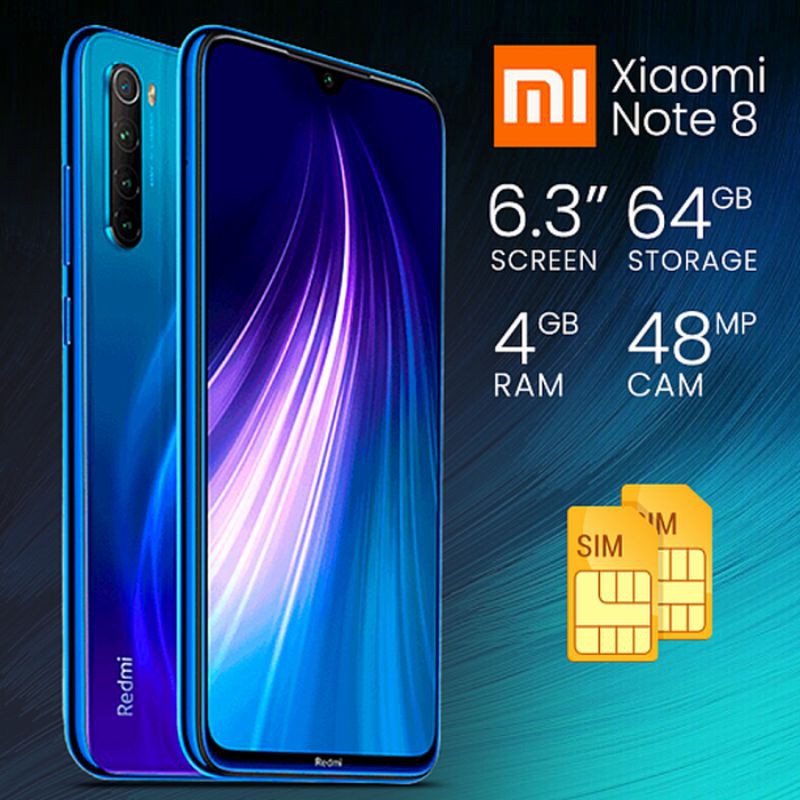 XIAOMI REDMI NOTE 8 RAM 4GB ROM 64GB