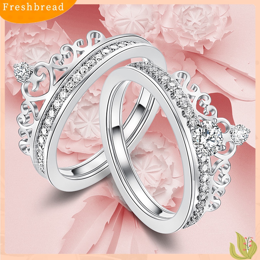 Terlaris Alloy Ring Solid Detachable Crown Detachable Crown Ladies Ring for Wedding