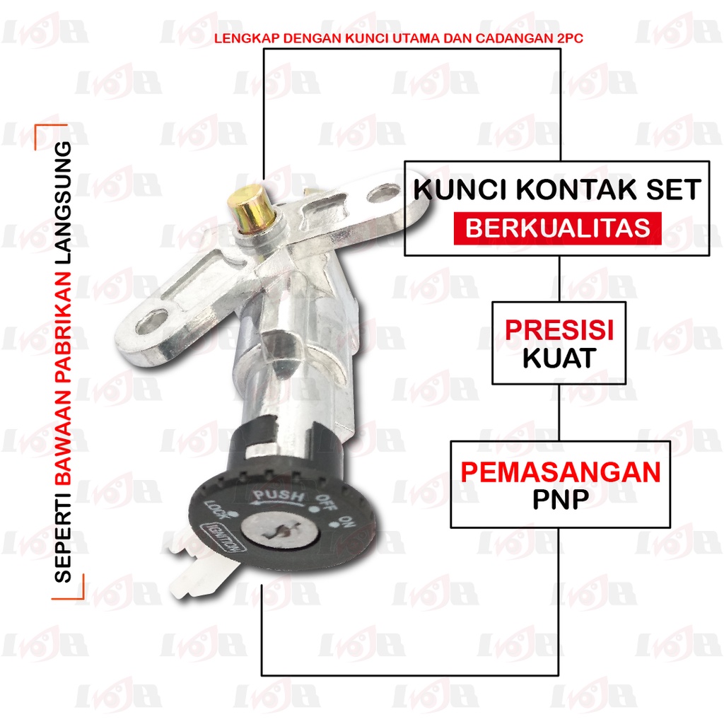 Murah Kunci Kontak Jupiter-Z Vega-R New Kontak Depan Only Motor Yamaha Kode 5TP Ignition