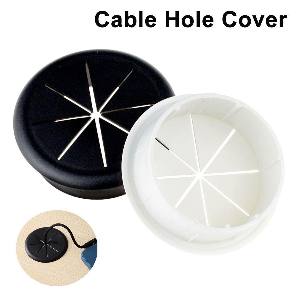 Preva Desk Cord Grommet Grommet Home Threading Box Cover Penutup Lubang Kabel Cable Organizer