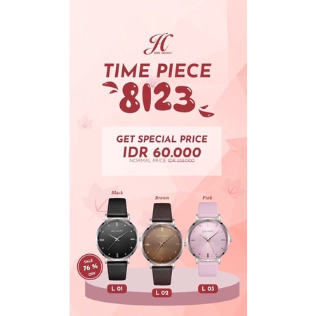 JH jam tangan 8123