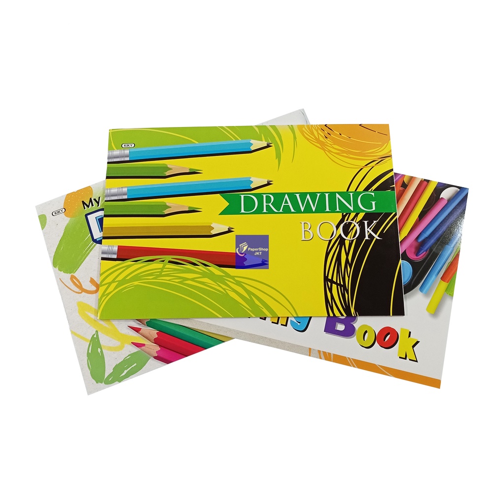 Kiky Drawing Book Buku Gambar A4 Motif Lucu & Keren [ PCS ]-Color Of Life