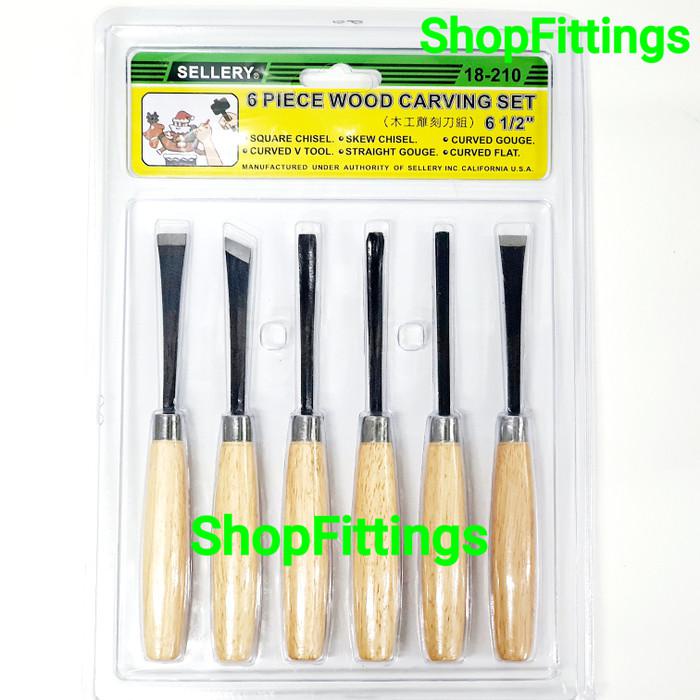 

Naifu Sellery 18 210 Pahat Ukir Kayu Set 6Pc Wood Carving Size Medium 6" Kekinian Terlaris