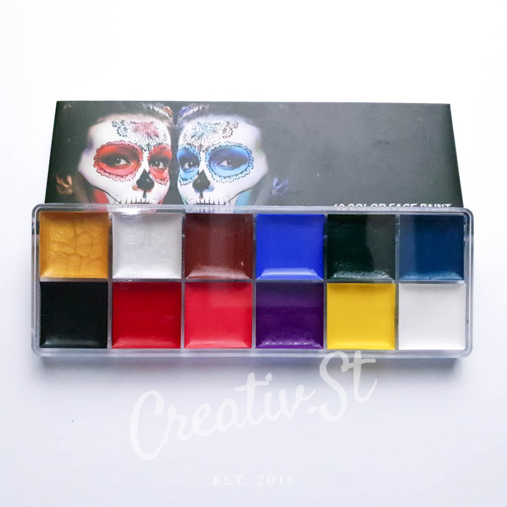 

H7Y V-TEC Cat Face Painting 12 Warna 1912 Cat Muka Cat Wajah