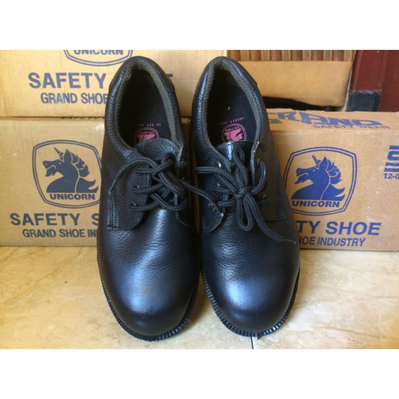 sepatu safety unicorn sepatu kerja bahan kulit lapis baja