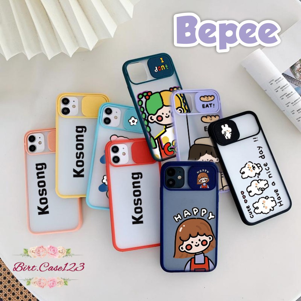SOFTCASE SLIDE KAMERA BEPEE OPPO VIVO SAMSUNG XIAOMI REALME IPHONE ALL TYPE BC5796