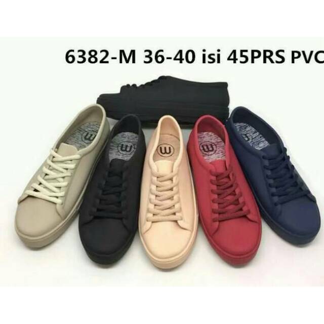 6.6 MEGA!! Sneakers Cewek WANITA SNEAKERS JELLY DOFF 6382-1