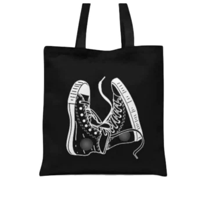 Sanial D1381 ToteBag tote bag custom tas tote wanita kpop murah custom motif DOMMO