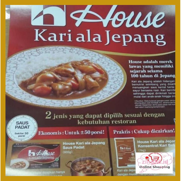 

4R6Ey46- House Curry / Saus Kari Lokal Ala Jepang 1Kg / Curry House R7Eye59-