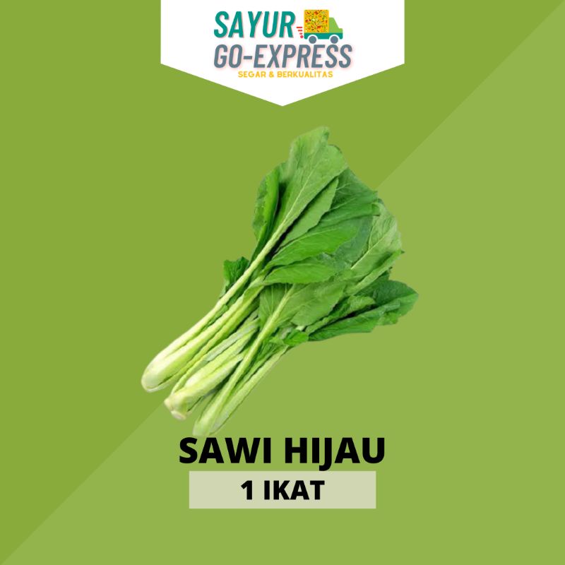 

sawi hijau segar 1 ikat