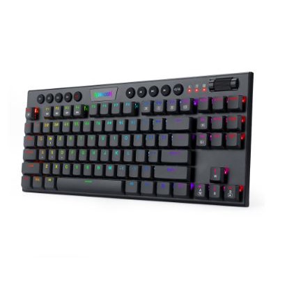 Keyboard gaming redragon mechanical ultra low wired usb type-c macro multimedia 87 keys k622rgb horus tkl k622 rgb k-622