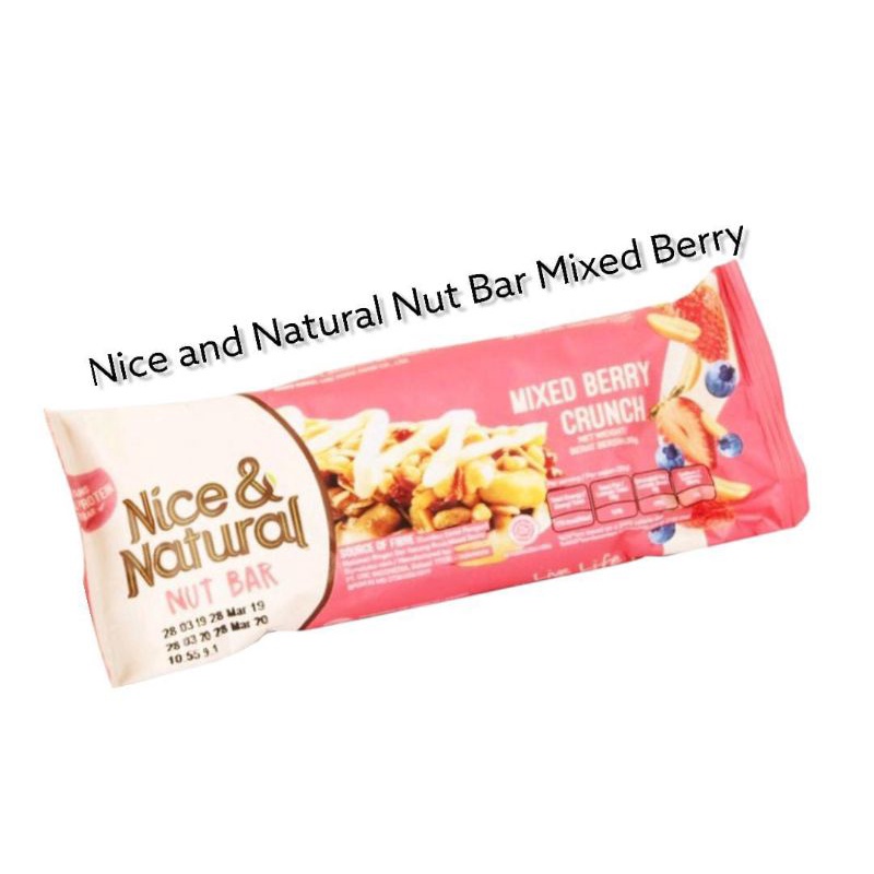 

Nice and Natural Nut Bar Mixed Berry