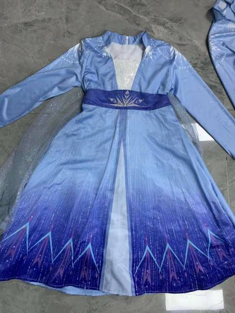Long Dress anak Elsa Costume Frozen II