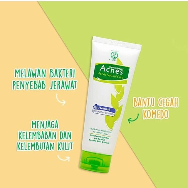 Acnes Facewash Deep Pore Cleanser 50gr