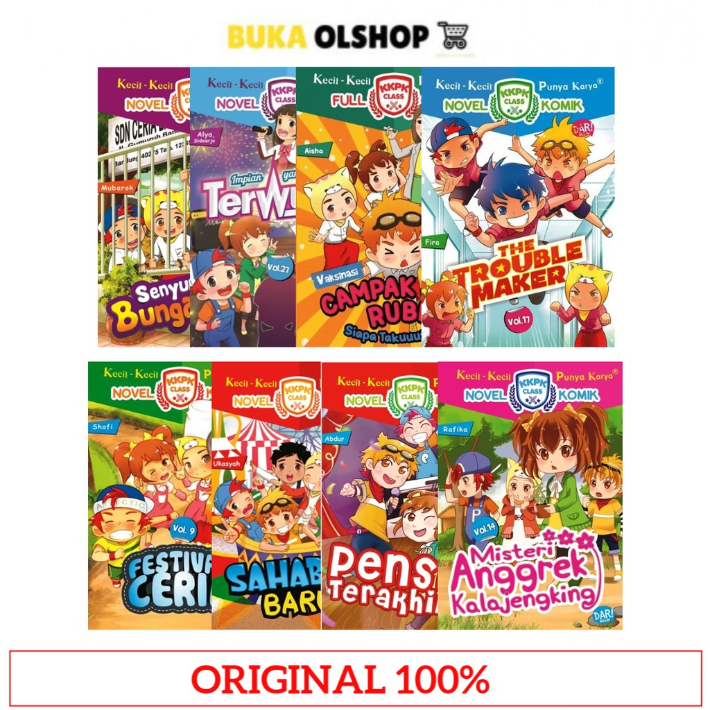 Buku Cerita KKPK Class Novel Komik