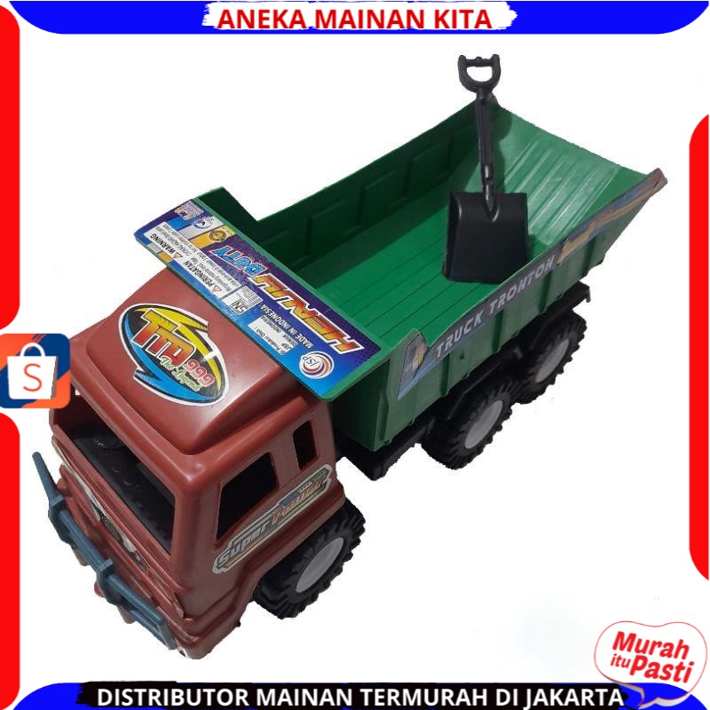 (PROMO) BISA COD Mainan Anak Mobil Dump Truck Toronton Besar - Truk pengangkut Pasir - TTD999 MURAH